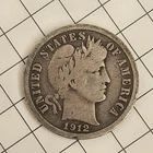 1912 P Barber Silver Dime Exact Coin Imaged