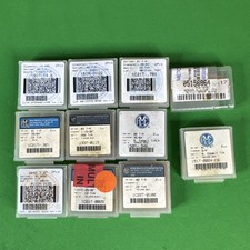lot of 17 new  used AMEC Allied Spade Drill Inserts Various sizes see photos,