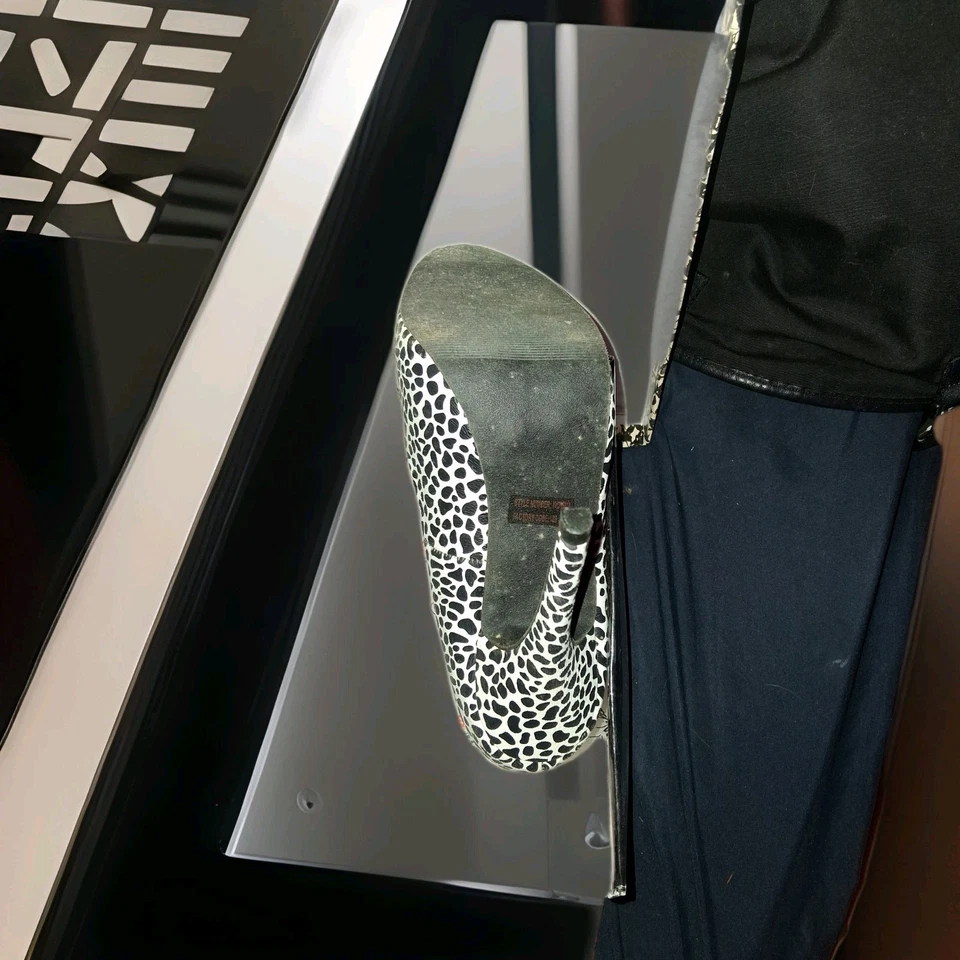 Zapatos Lepord Vintage Wild Rose Tacón Bloque Correa al Tobillo, Talla 7 Foto 2 de 4