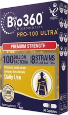 Natures Aid Bio360 Pro-100 Ultra (100 Billion Bacteria), from Natures Aid, 30 C
