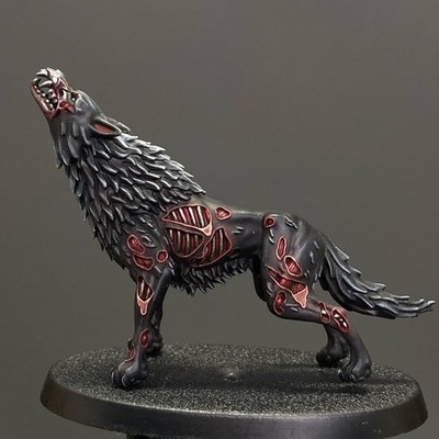 Warhammer Age of Sigmar Dire Wolves Painted Soulblight Gravelords *1 Presale