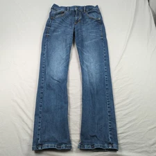 Wrangler Jeans Mens 30x32 Blue Retro Slim Boot Cut Western Cowboy Casual
