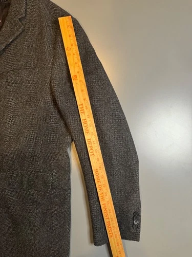 Michael Kors Charcoal Melange Wool Blend Overcoat, Large image 8