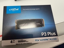 Crucial P3 Plus 4TB PCIE Gen 4 NVMe Internal SSD (CT4000P3PSSD8)