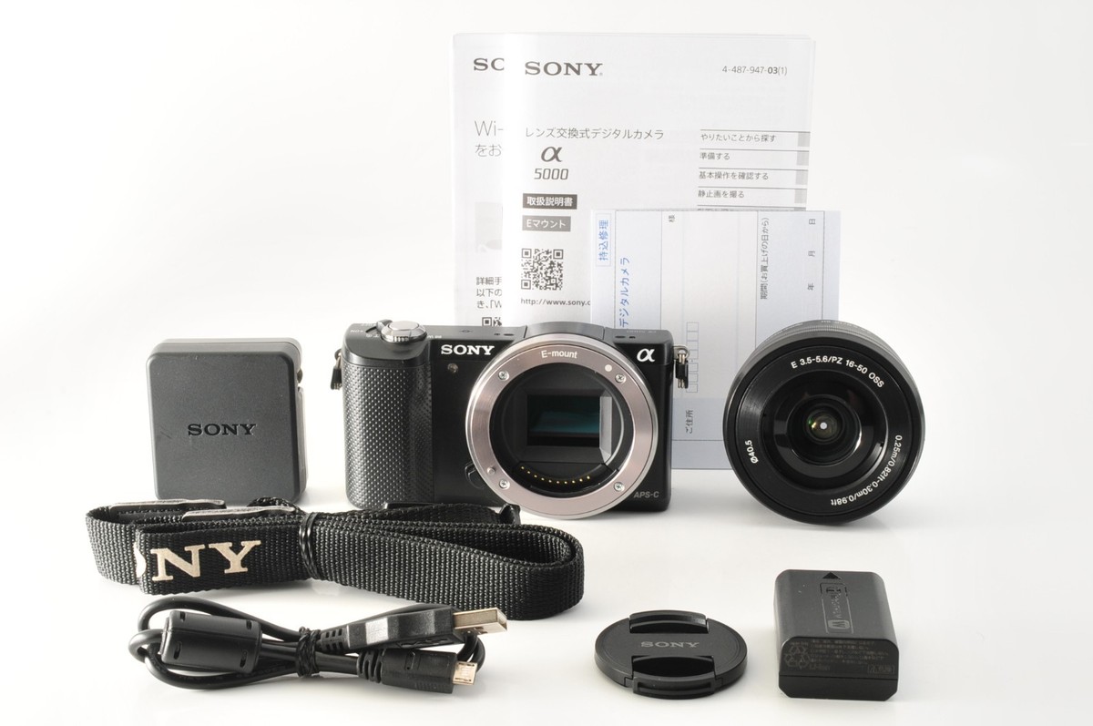 Sony Alpha a5000 Mirrorless Digital Camera w/ 16-50mm Lens [MINT+]