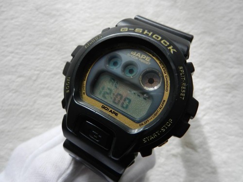 A BATHING APE BAPE G-SHOCK DW-6900 3rd Limited Edition Black Watch 2000pcs Japan - Picture 7 of 12