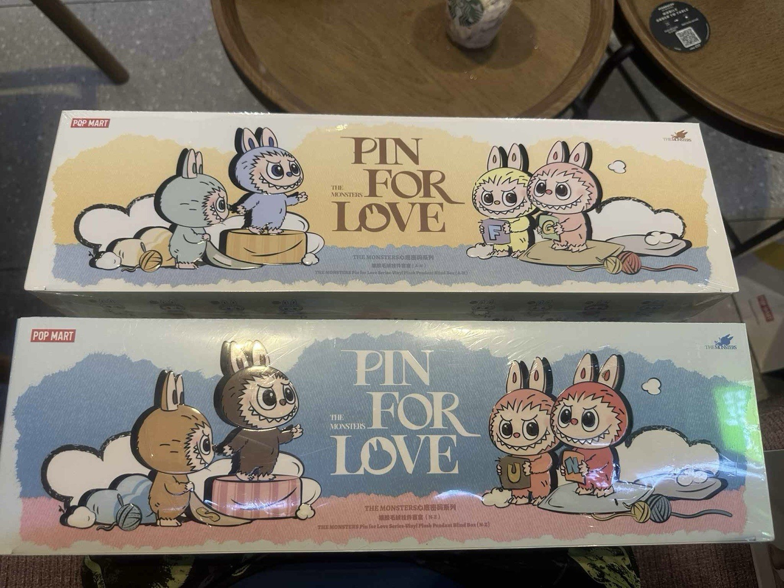 USA The Monsters Pin For Love Series Vinyl Plush Pendant Blind Box A-M Preorder