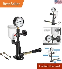 High-Quality Cast Iron Diesel Injector Nozzle Tester with 0.8L Measuring Cup