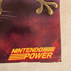 NES Nintendo Power Battletoads / Adventure Island II 2-Sided Poster 22x11 1989