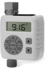 Sprinkler Timer Programmable Irrigation Water Timer for Garden Hose Solar/Batt