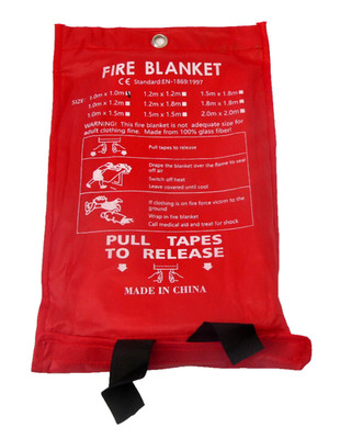 Open Box Fire Blanket Standard: EN-1869:1997 1.0mx1.0m Glass Fiber Made in China