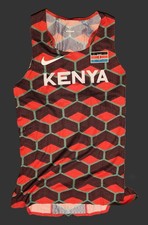 Nike Kenya Pro Elite Aeroswift Olympic Distance Singlet Tank CI8113 Mens S TALL