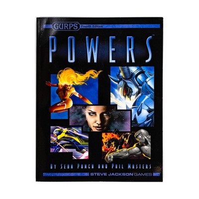 SJG GURPS 4th Ed Powers (POD, Black & White) VG+