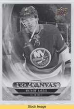 2024-25 Upper Deck Extended Series UD Canvas Black Mathew Barzal #C323 READ 0h3h