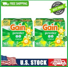 2 PACK Gain Powder Laundry Detergent, Origina...