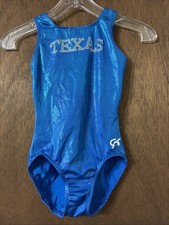 Texas Rhinestone Teal Gk Leotard Children's AXS Sports Gymnastics.