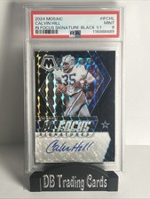 2024 Panini Mosaic - In Focus Signatures Calvin Hill #IF-CHL Black 1/1