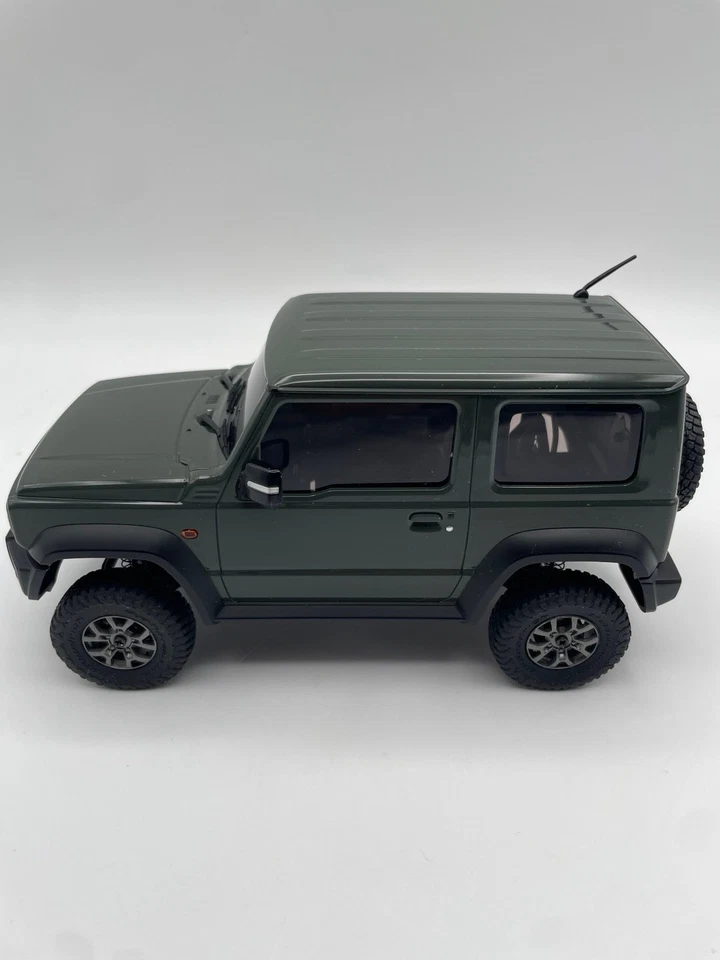 Juego de preparación Kyosho MX-01 Mini-Z 4X4 con carrocería Jimny Sierra verde 32523GR caja abierta Foto 2 de 4