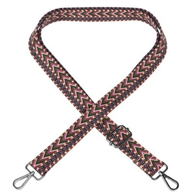 EAZY CASE Verstellbarer Taschengurt Schultergurt Handtasche Boho Muster Rosa