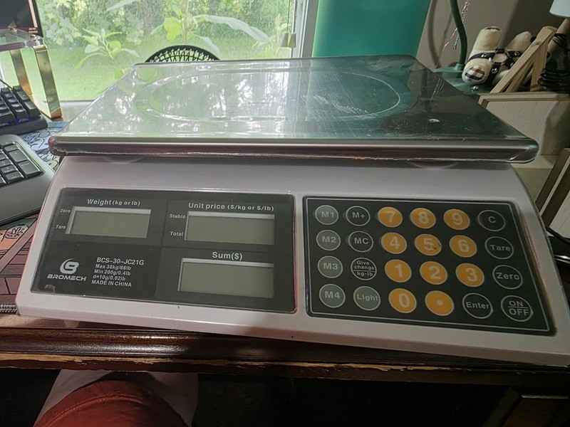 BROMECH BCS-30-JC21G 66lb Industrial Food Scale 