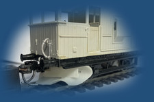 Shark Ballast Brakevan Ploughs with NEM Pockets to fit Cambrian kit - OO / 4m...