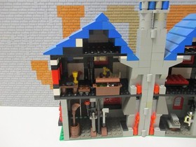 (R3/9) Lego Blacksmith Shop, Smithy, Knight's Castle REPLICA 3739 without...