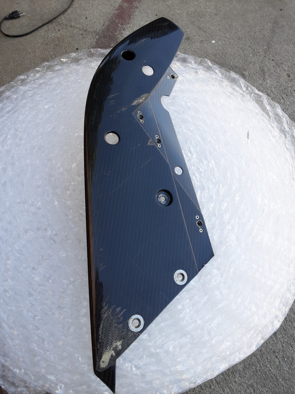 2021 BUGATTI CHIRON FRONT BUMPER LOWER LEFT LIP 5B4807027D