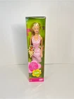 Vtg 2001 Y2k Barbie Doll NIB Bouquet Flowers Pink Floral Dress Fashion Avenue