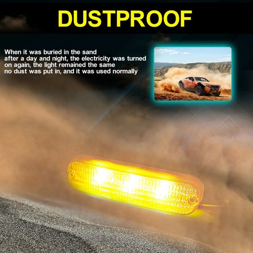 Warning Cab LED Amber Light For John Deere 2155 2355 2555 2755 2855 2955 - Picture 7 of 12