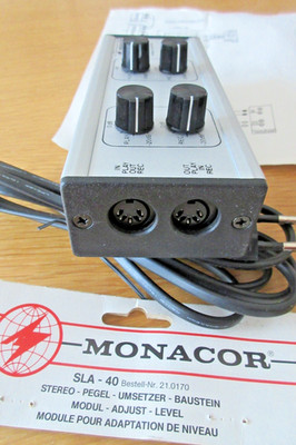 MK Stereo Pegel Umsetzer SLA-40 Monacor