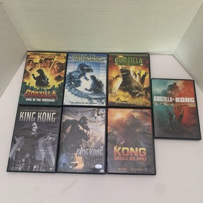 Godzilla King/King Kong 7 DVD Set - Original Films, Mechagodzilla, Skull Island