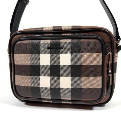 Burberry Paddy Bag Check PVC Brown 斜め掛けショルダー新品