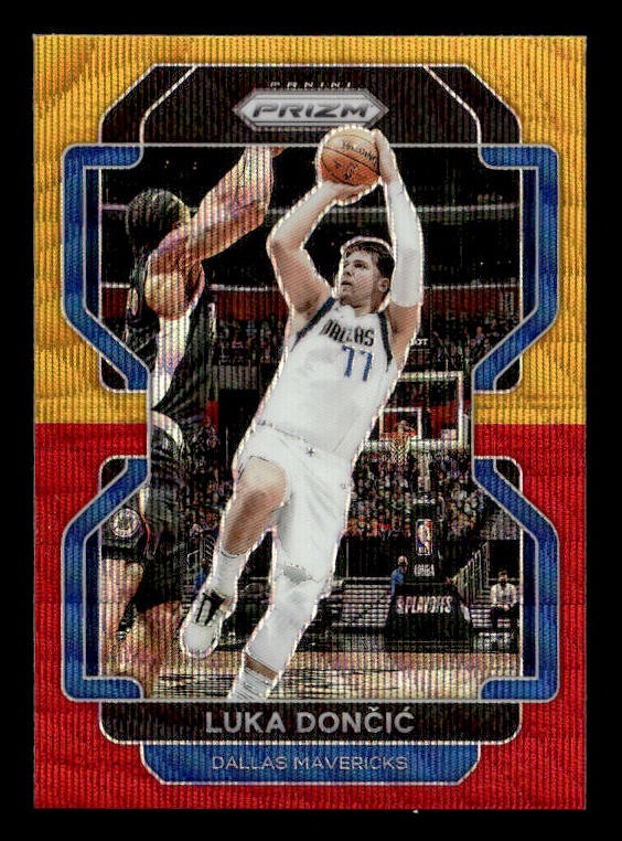 2021-22 Panini Prizm Luka Doncic SSP Red Gold Wave #223 Mavericks CASE HIT!!!