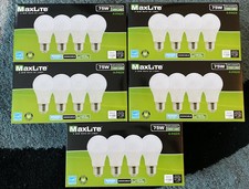 20 Pack Maxlite Dimmable LED 10W Daylight Light Bulb A19 75W replacement 5000K