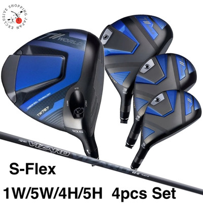 HONMA Golf Tour World TW767 Club Set 4pcs 1W/5W/4H/5H S-Flex Vizard EZ-C Shaft