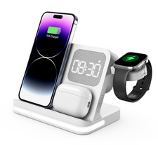 3 in 1 Wireless Fast Wireless Charging Pad Desktop Charging Station For Phone
