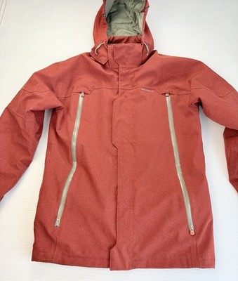 MERRELL OPTI-SHELL WARM Insulated Hooded Snowboard Ski Jacket Mens Med. Rust