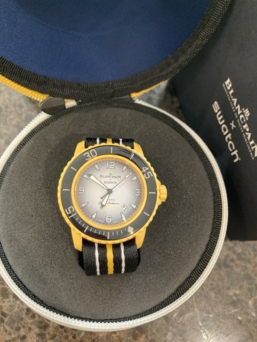 Swatch x Blancpain Bioceramic Scuba Fifty Fathoms 'Pacific Ocean' (SO35P100) 