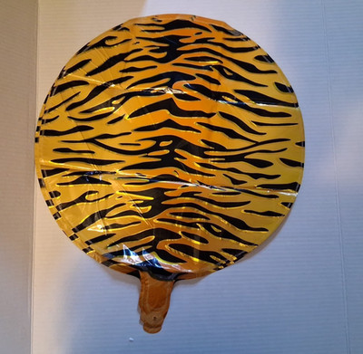 20 Balloons  16'' Tiger Print Foil Balloon Jungle Zoo Safari Theme Party