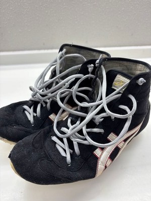 asics Og EX-EO Old Model Wrestling Boxing Shoes Black White