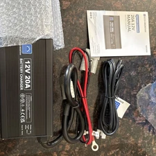 ECO-WORTHY 12V 20A Lithium Battery Charger 14.6V LiFePO4 Battery Charger