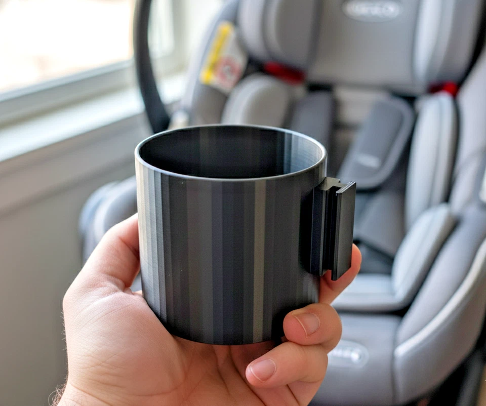 Cup Holder Replacement For Graco Car Seat - Color Black - 2 Pack - Image 2 of 4