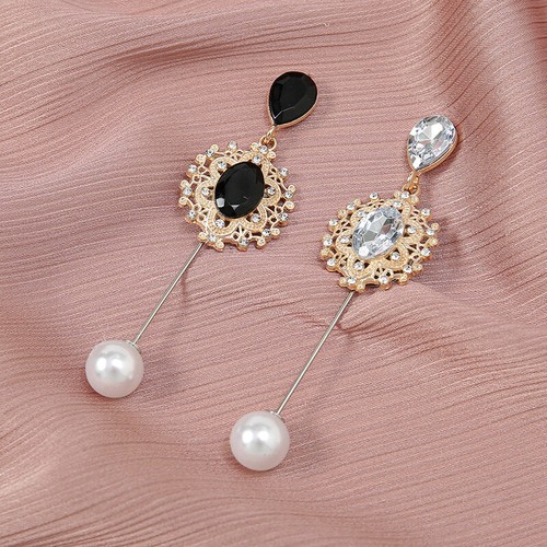 2pcs Women Hijab Pearl Pins Scarf Safety Clip Pins Muslim Headscarf Pins Brooch - Picture 15 of 40