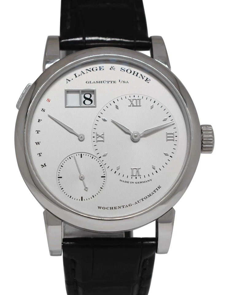 Caja/papeles reloj A. Lange & Sohn Lange 1 Daymatic platino 320.025