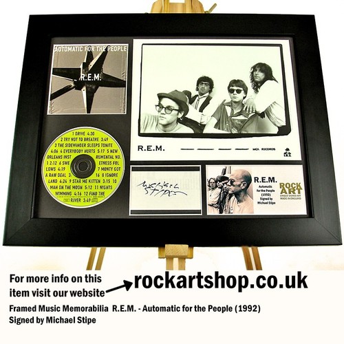 REM Signed MICHAEL STIPE Automatic for the People Autographed *WORLD SHIP - Picture 1 of 5