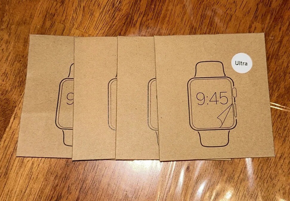 Pack Of 4 apple watch ultra 49mm screen protector
