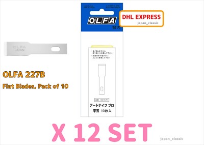 OLFA XB157H ART KNIFE PRO REPLACEMENT BLADES FLAT BLADE 10 PCS X 12 SET