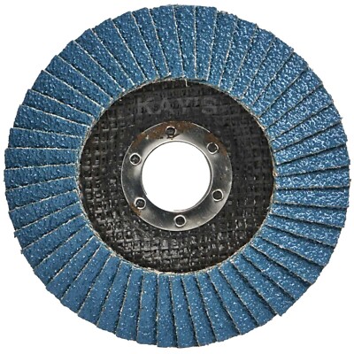 Klappenscheiben 115 mm 4,5'' Abracs Zirkonium professionelles Schleifmittel Metall Edelstahl 40-120g 