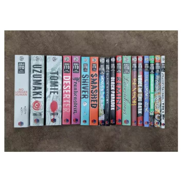 My complete Junji Ito collection, with the edition of Venus In The