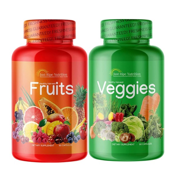 Just Ripe Nutrition Fruits and Veggies Botanical Capsule 90 Capsule
